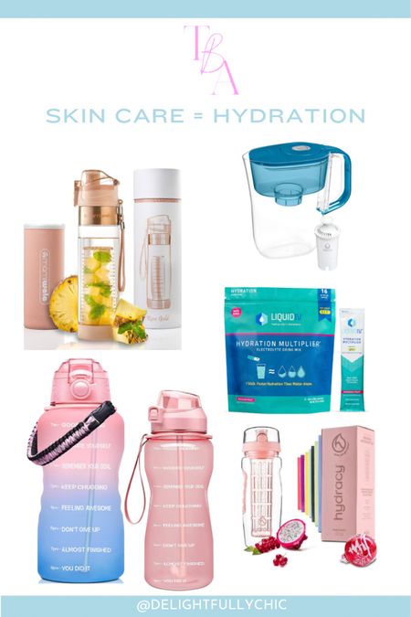 Skin care
Self care 
Hydration 
Water bottle 

#LTKfindsunder50 #LTKbeauty #LTKfitness