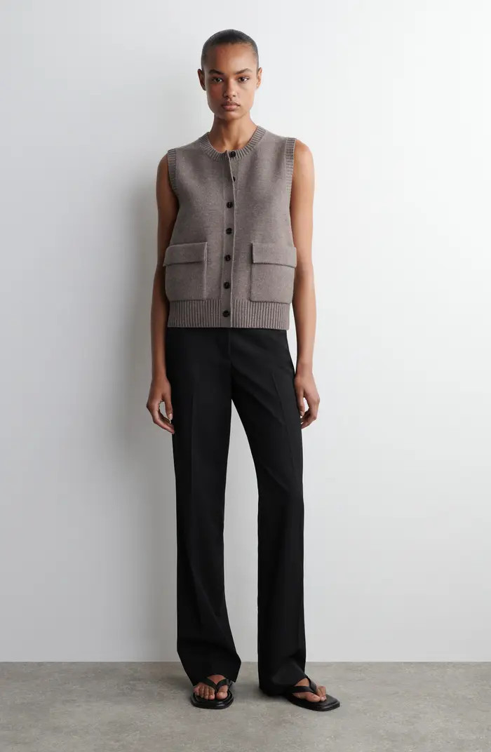 Celtis Merino Wool Button-Up Vest | Nordstrom