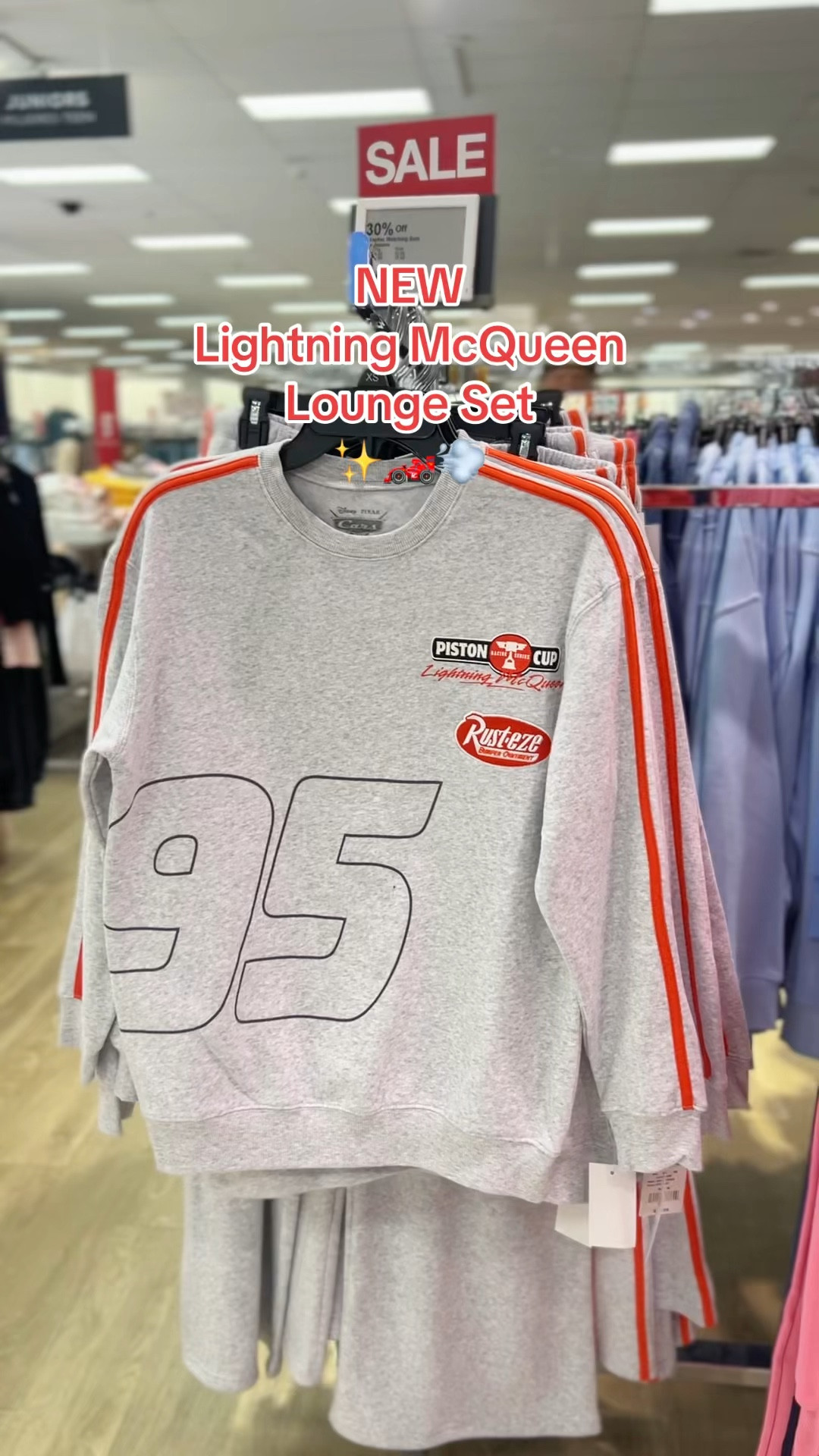 Didn't expect to find the cutest Lightning McQueen lounge set today! ✨ Best part - there's also matching shorts (for those hot Disney park days 😍)! 
#disneytok #disneymerch #collectors #pixarcars #disneyhaul

#LTKdayinmylife #LTKootd #LTKSaleAlert