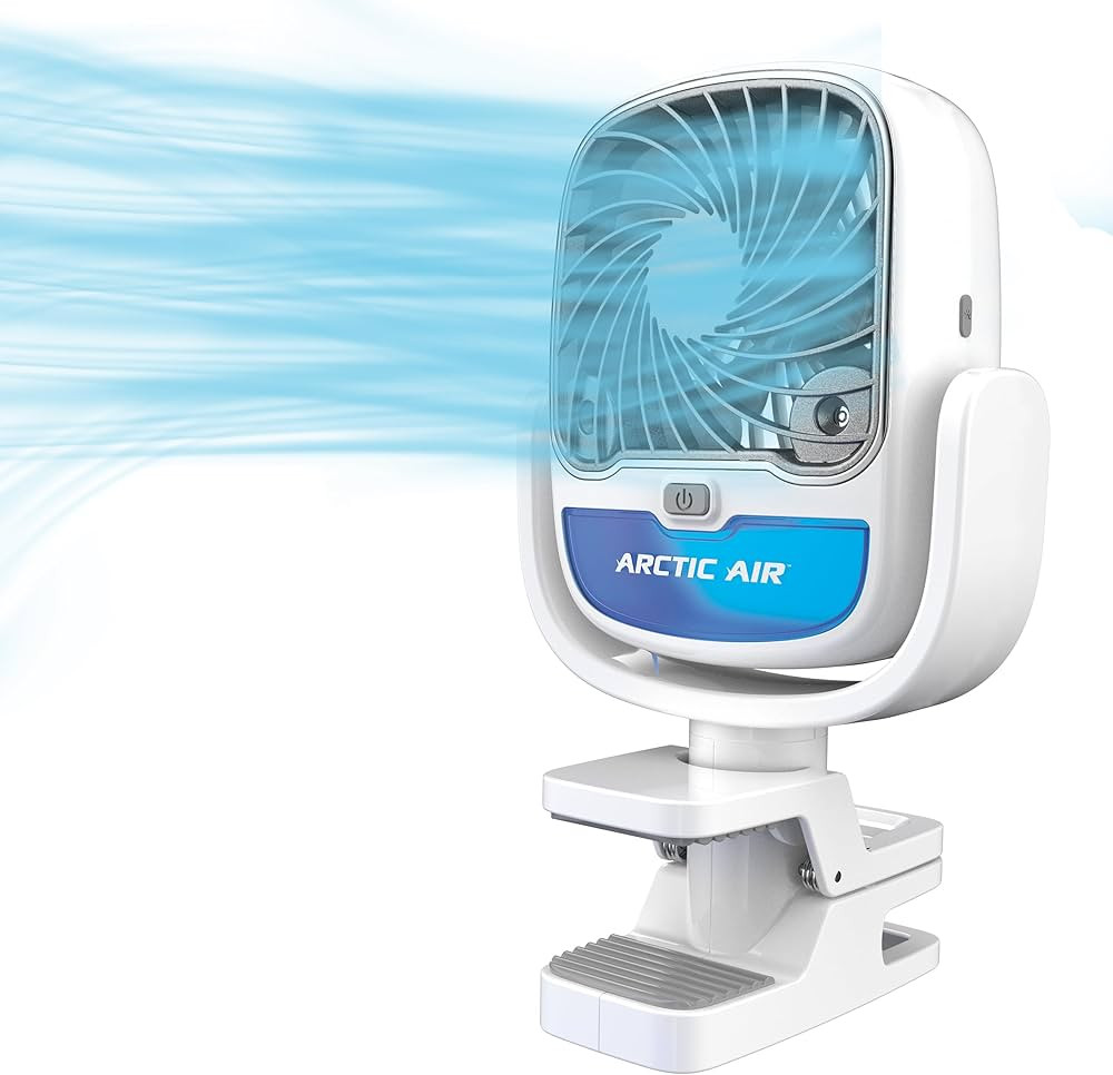 Arctic Air Portable Fan, Grip Go 3 Speed Small Fan, Great Stroller Fan, Travel or Desk Fan, Cordl... | Amazon (US)