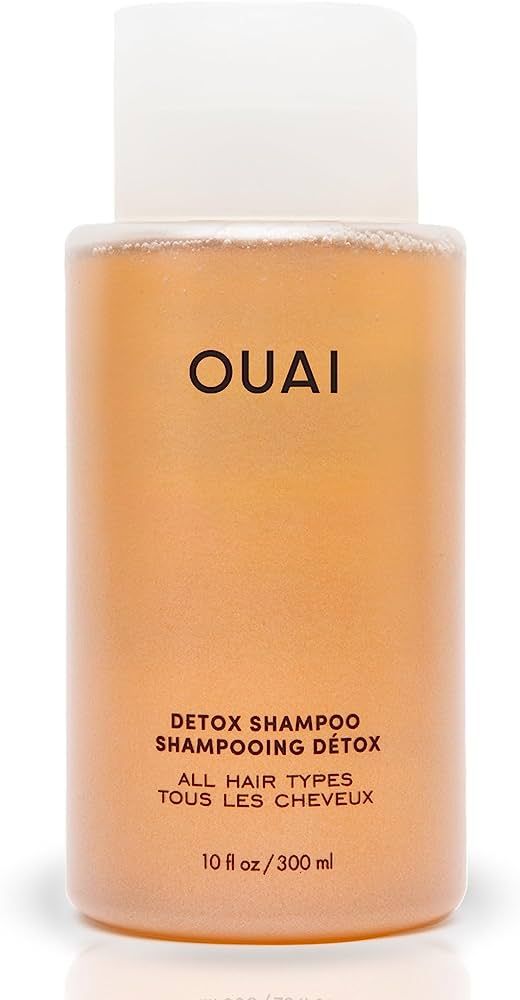 OUAI Detox Shampoo - Clarifying Shampoo for Build Up, Dirt, Oil, Product and Hard Water - Apple C... | Amazon (US)