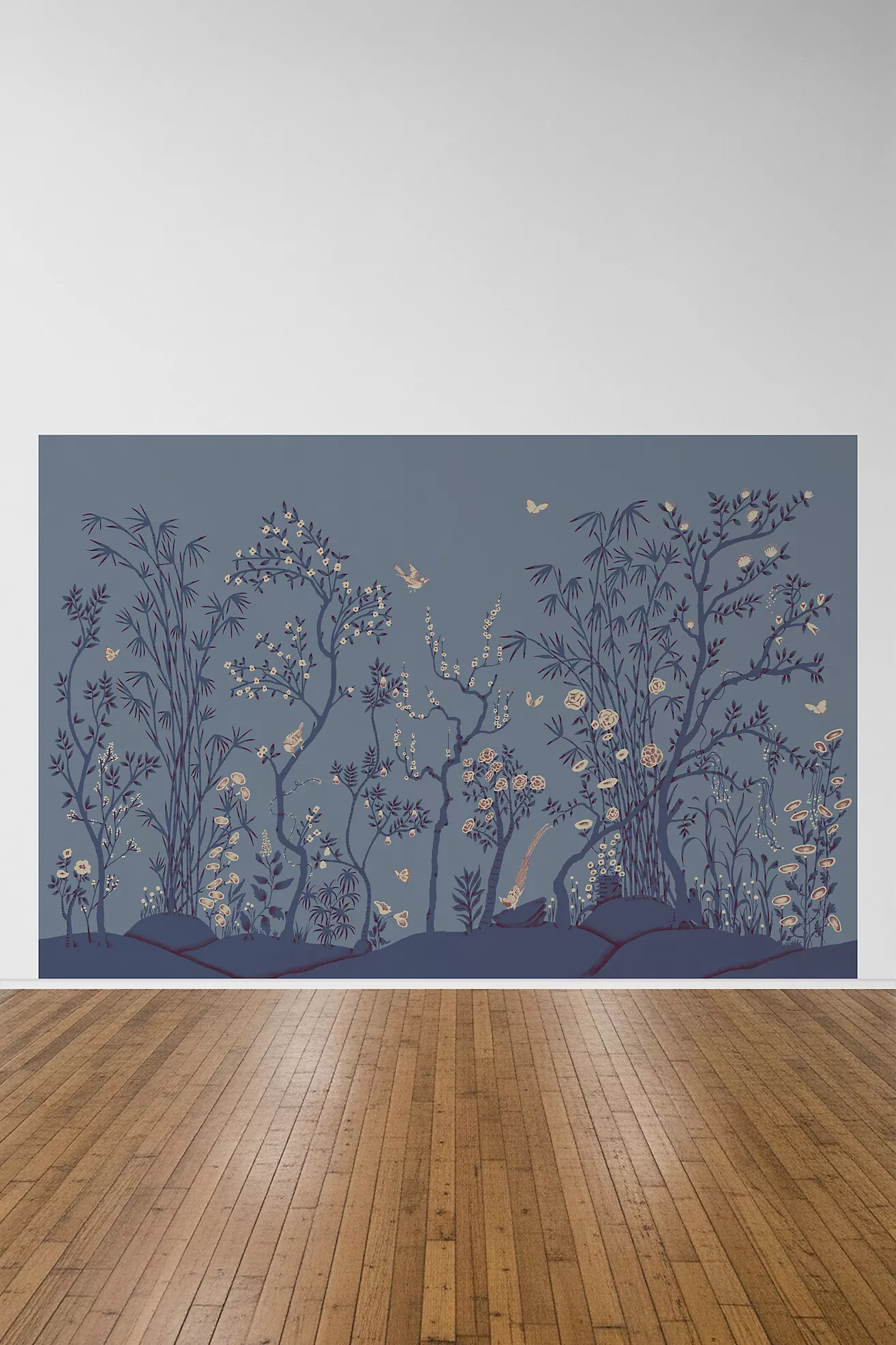 Mitchell Black Porcelain Grove Nature Mural | Anthropologie (US)