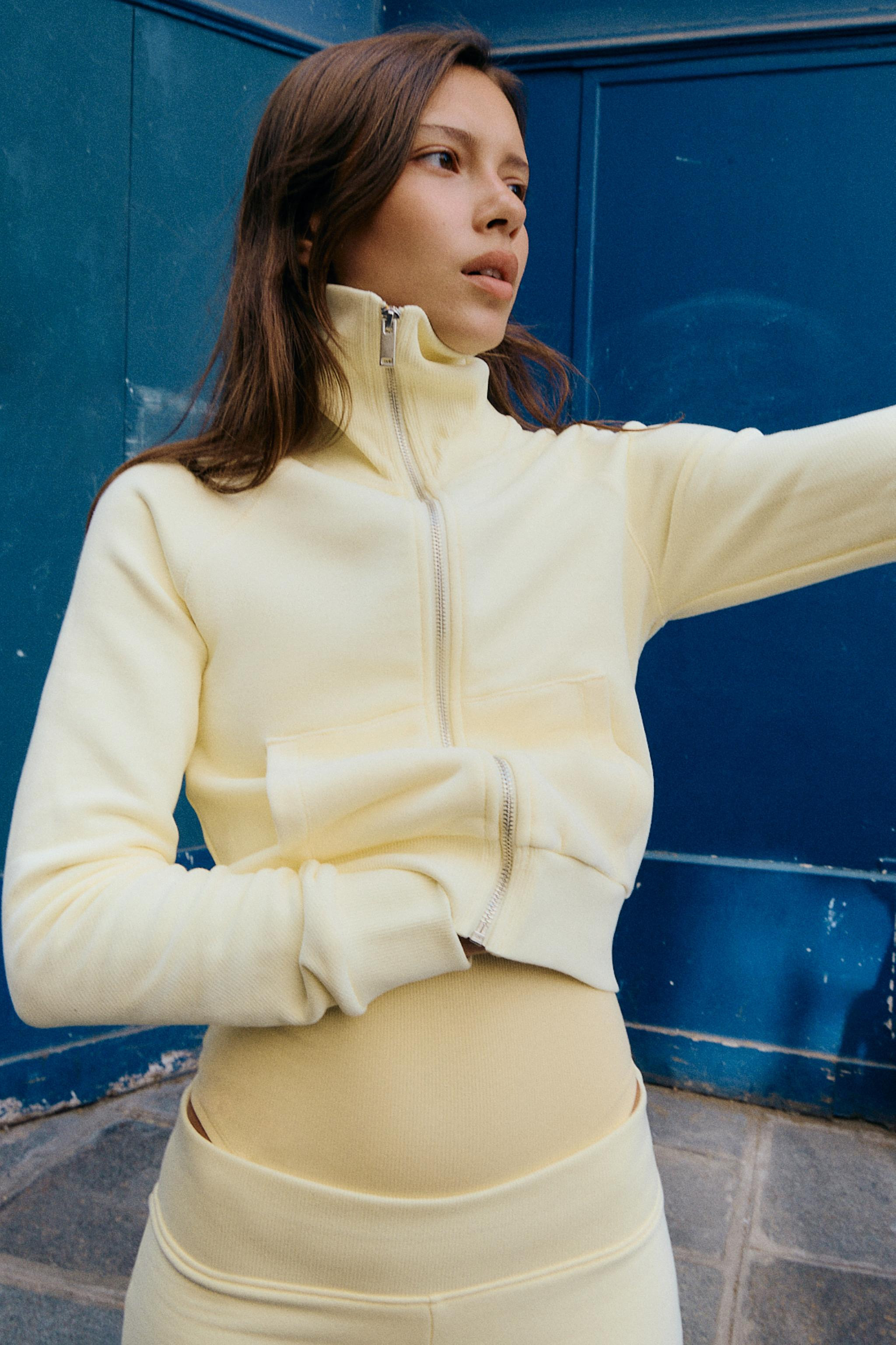 ZIP-UP PLUSH JACKET | Zara UK