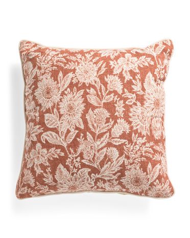 20x20 Sienna Sunflowers Pillow | TJ Maxx