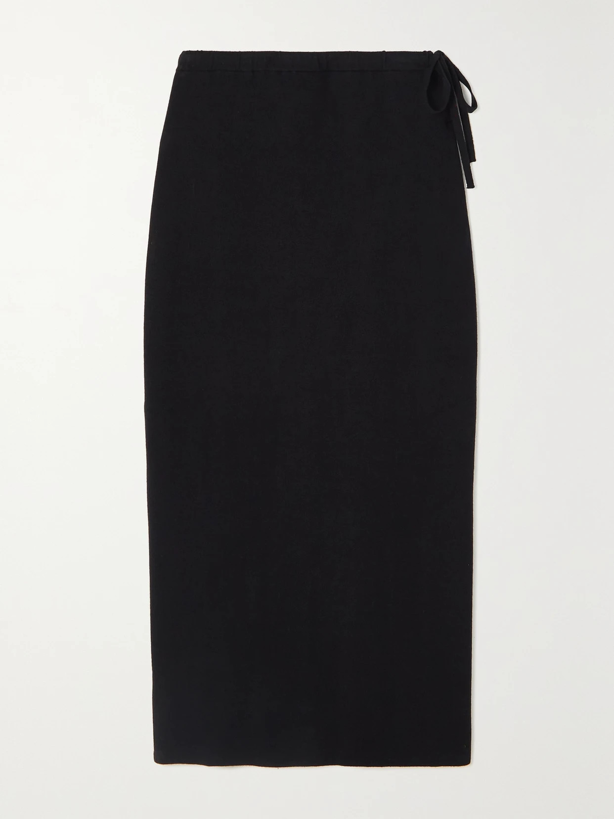 Deiji Studios - The Tie Knitted Maxi Skirt - Black | NET-A-PORTER (US)
