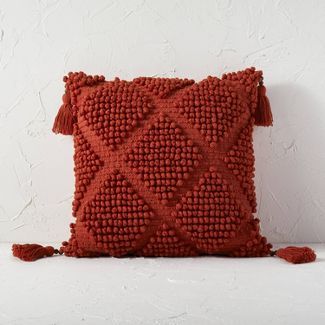 Diamond Loop Textured Square Throw Pillow - Opalhouse™ designed with Jungalow™ | Target