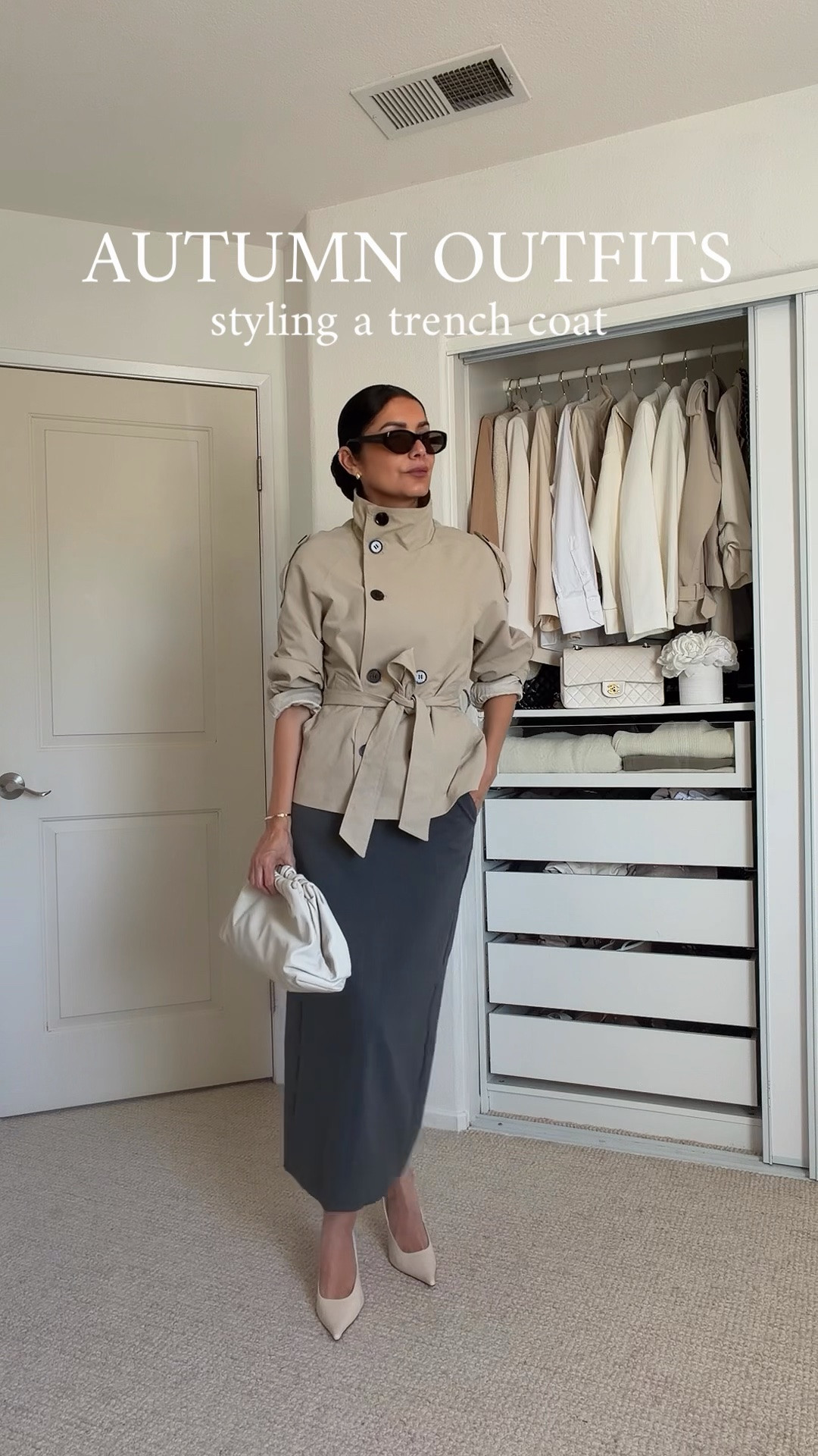 3 outfit ideas styling an cropped trench coat 🤎🍂

This Amazon cropped trench coat is such a good find! The quality is amazing, and it gives you that classic, elevated trench look in a more modern cropped silhouette. I styled it 3 different ways to show just how versatile it is for early fall and transitional weather.

➡️Trench coat wearing size S

Easy to dress up or down and such a great Amazon fall wardrobe find.

➫ MY BODY MEASUREMENTS FOR YOUR REFERENCE
Bra: 32C (81 cm)
Waist: 26” (66 cm)
Hips: 38” (96.5 cm)
Height: 5’7” (170 cm)

Amazon cropped trench coat | Amazon fashion finds | cropped trench outfit ideas | fall trench coat | Amazon fall fashion | early fall outfits | transitional fall outfits | casual chic outfits | elevated everyday style | fall layering ideas | Amazon fashion over 40 | fashion over 50

#AmazonFashion #CroppedTrench #FallOutfits #LTKStyle

#LTKSeasonal #LTKOver40