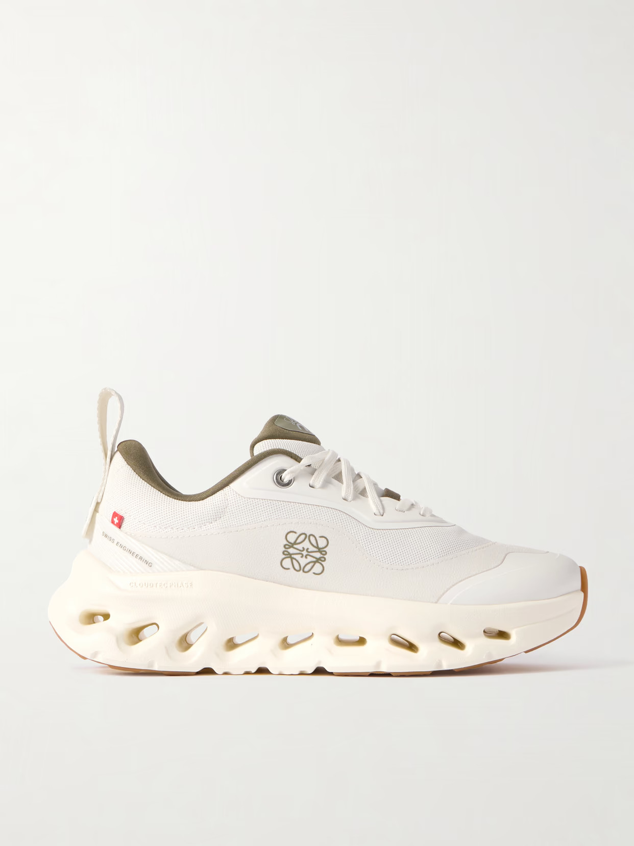 LOEWE - + On Cloudtilt 2.0 Stretch Recycled-knit Sneakers - Green | NET-A-PORTER (US)