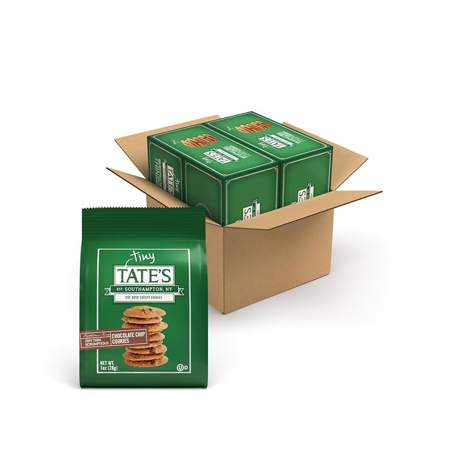 Tates Bake Shop Tiny Tate's Chocolate Chip Cookies, 1 oz., 24/Carton (TBS00164) | Amazon (US)