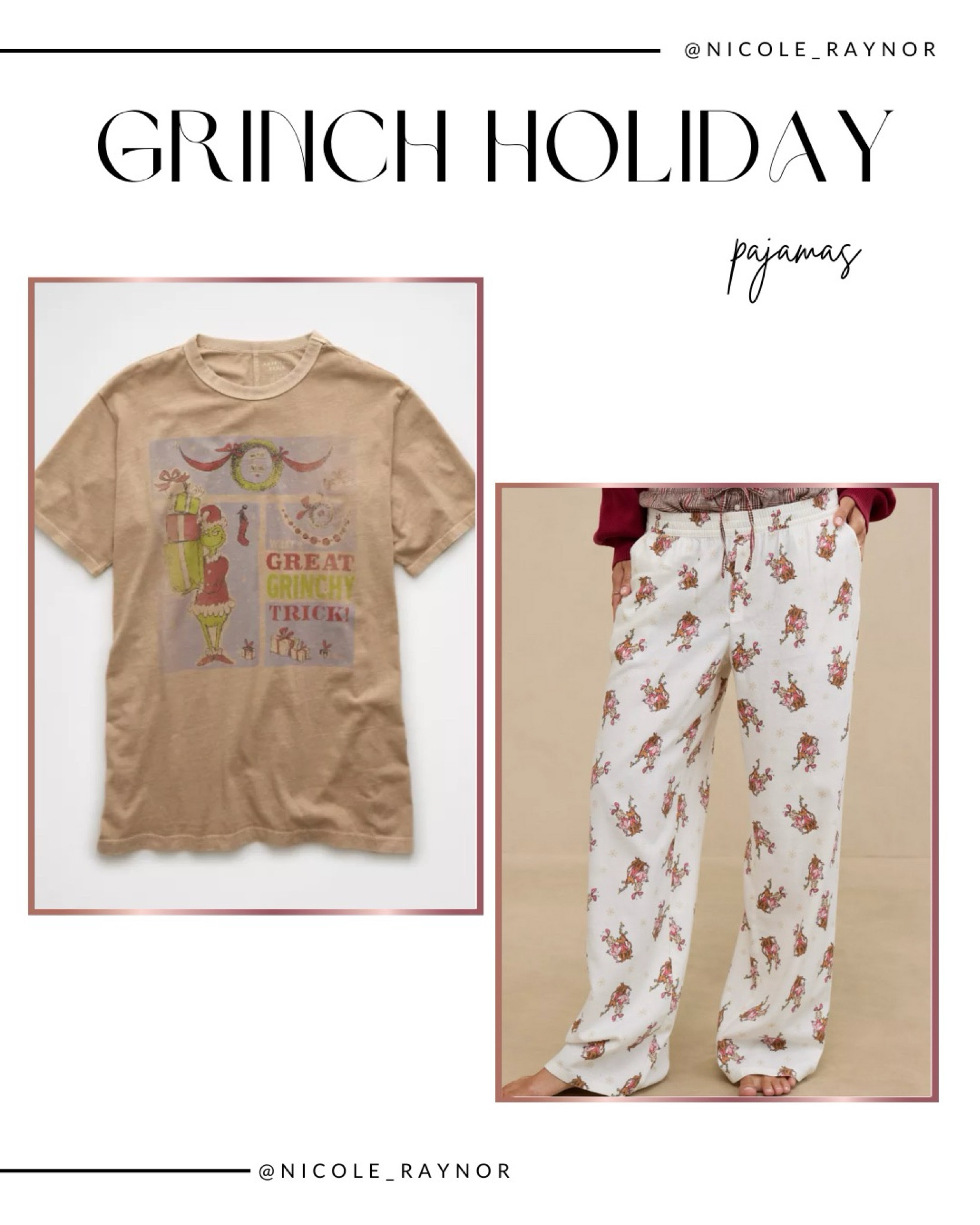 AERIE Grinch and Cindy Lou who pajamas 

#LTKSeasonal #LTKHoliday #LTKGiftGuide