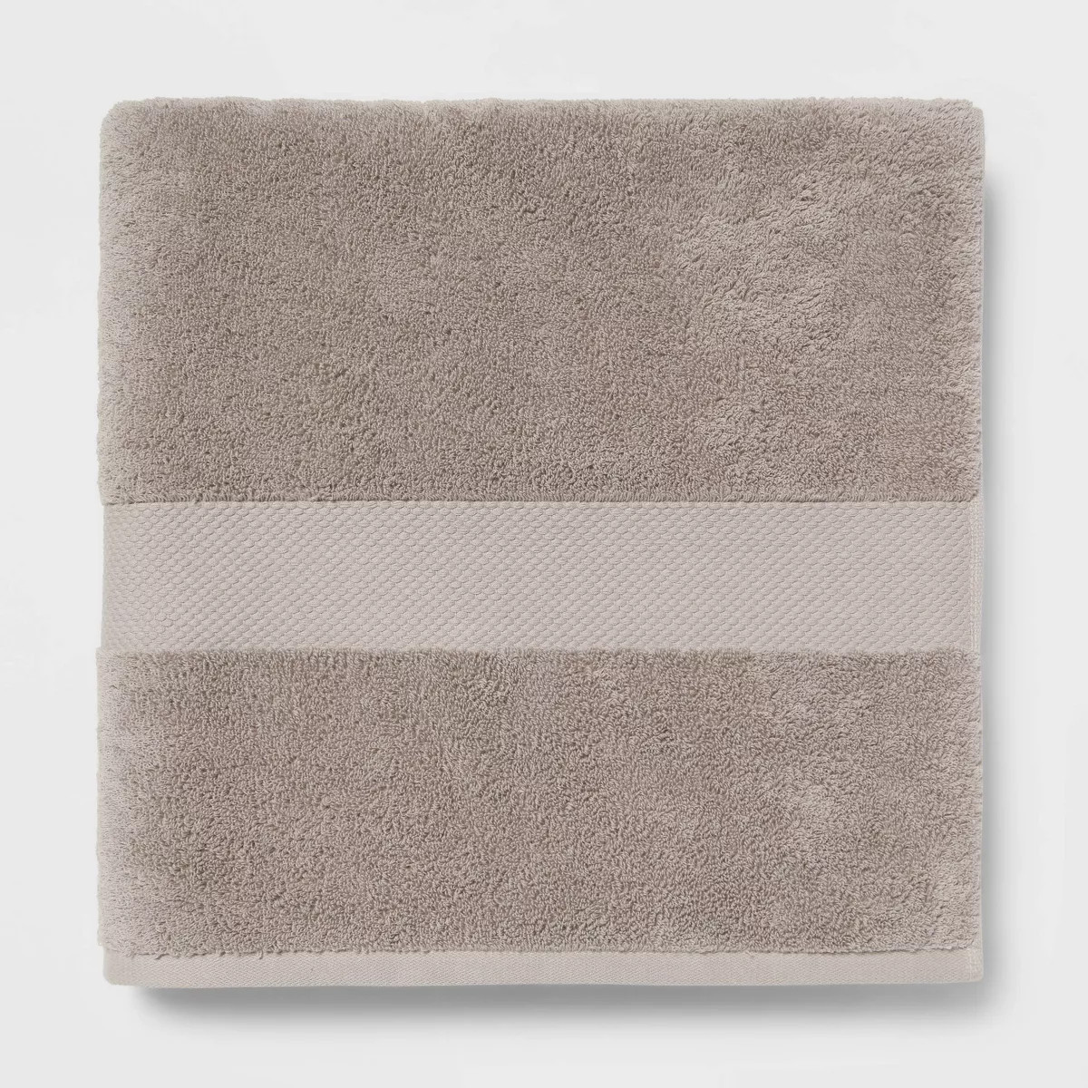 Oversized Performance Plus Bath Towel Light Gray - Threshold™: 100% Cotton, Fade-Resistant, Hea... | Target