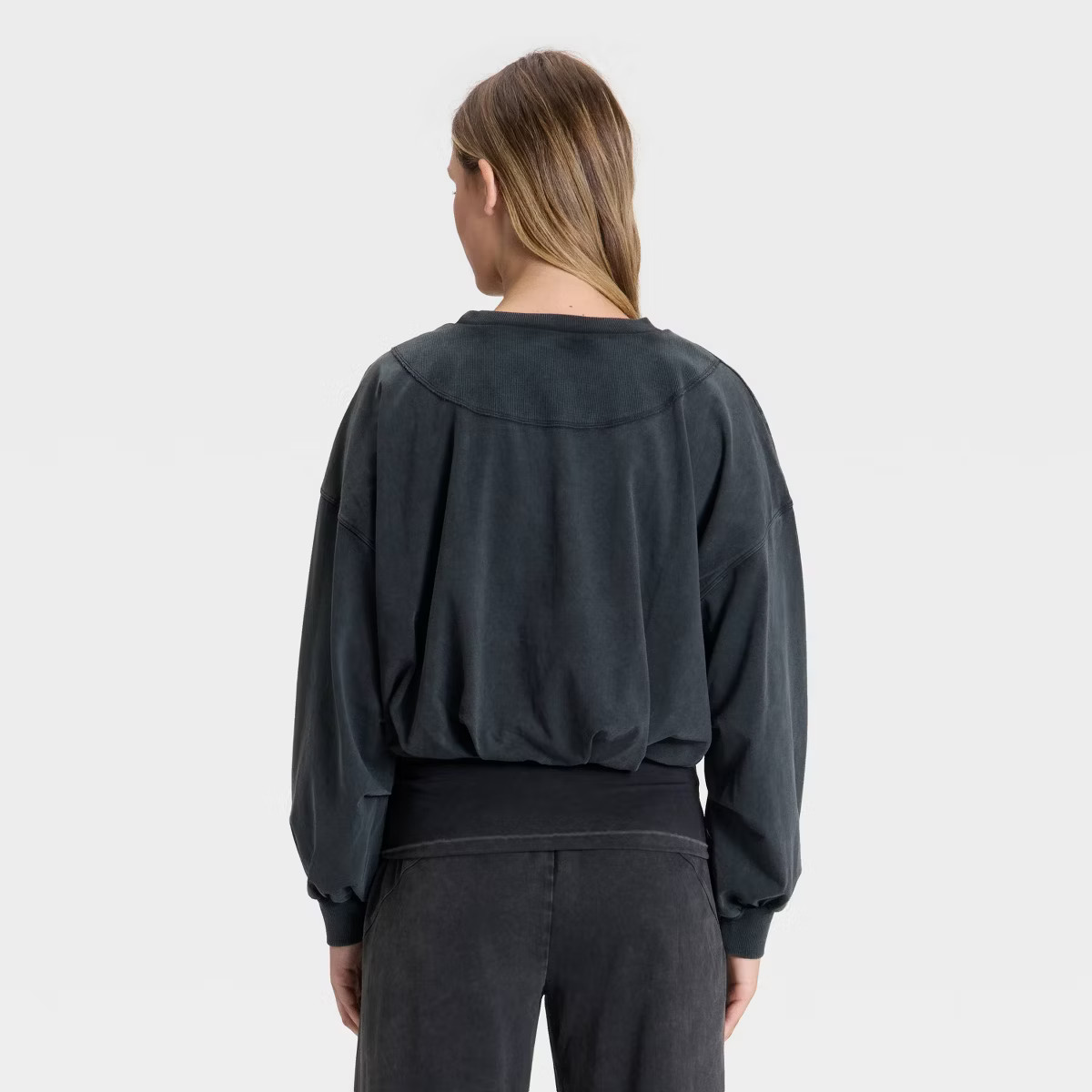 Women's Bubble Hem Long Sleeve Top - JoyLab™ | Target