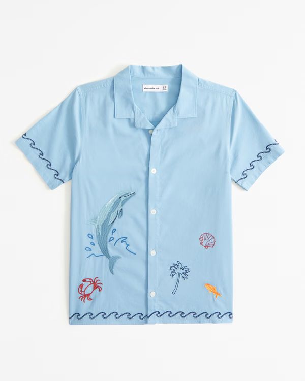 resort short-sleeve shirt | Abercrombie & Fitch (US)