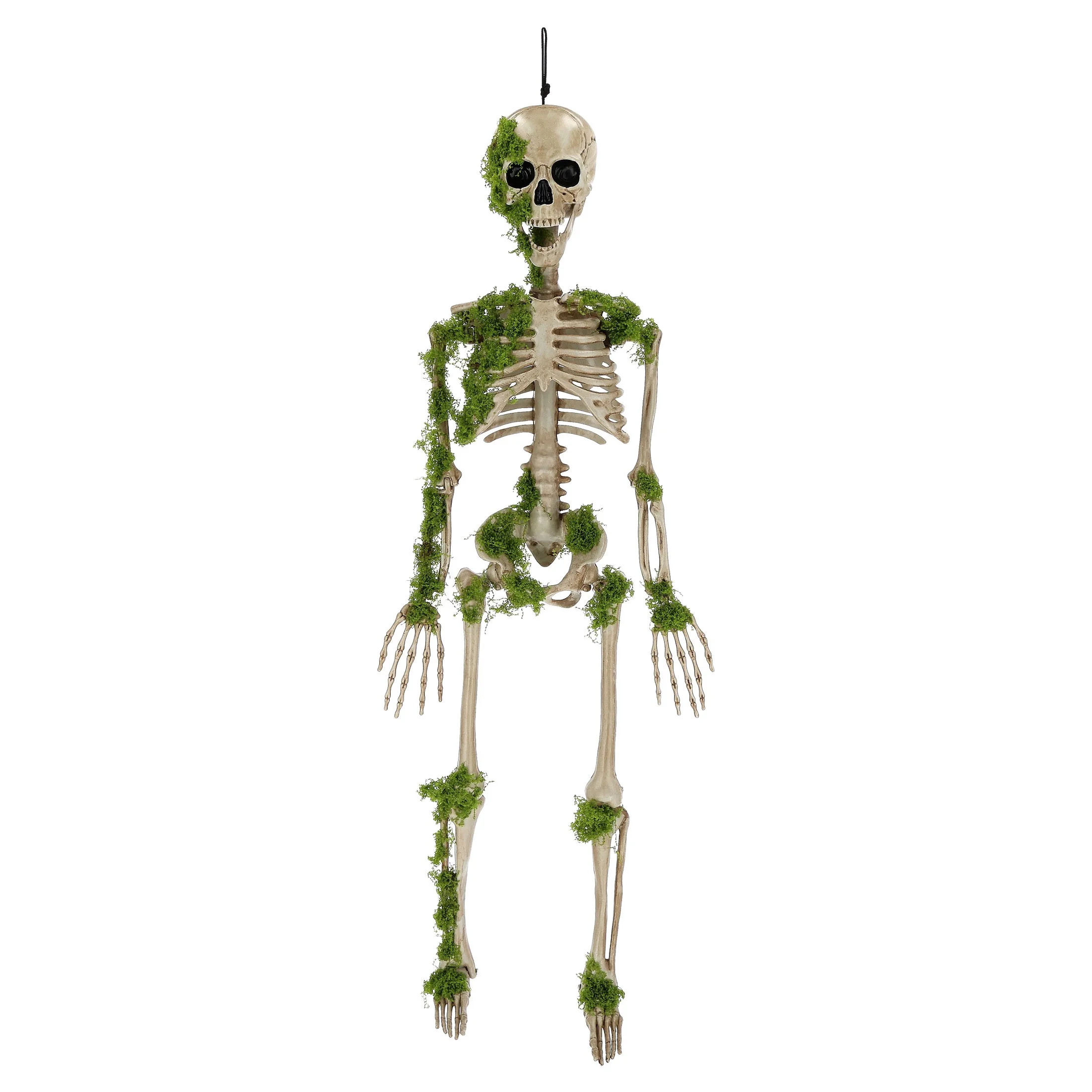 Moss Skeleton Decoration, Multicolor, 35.4", Halloween by Way To Celebrate | Walmart (US)