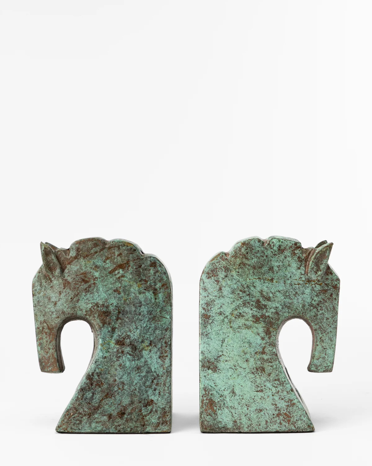 Aged Patina Horse Bookends (Set of 2) | McGee & Co. (US)