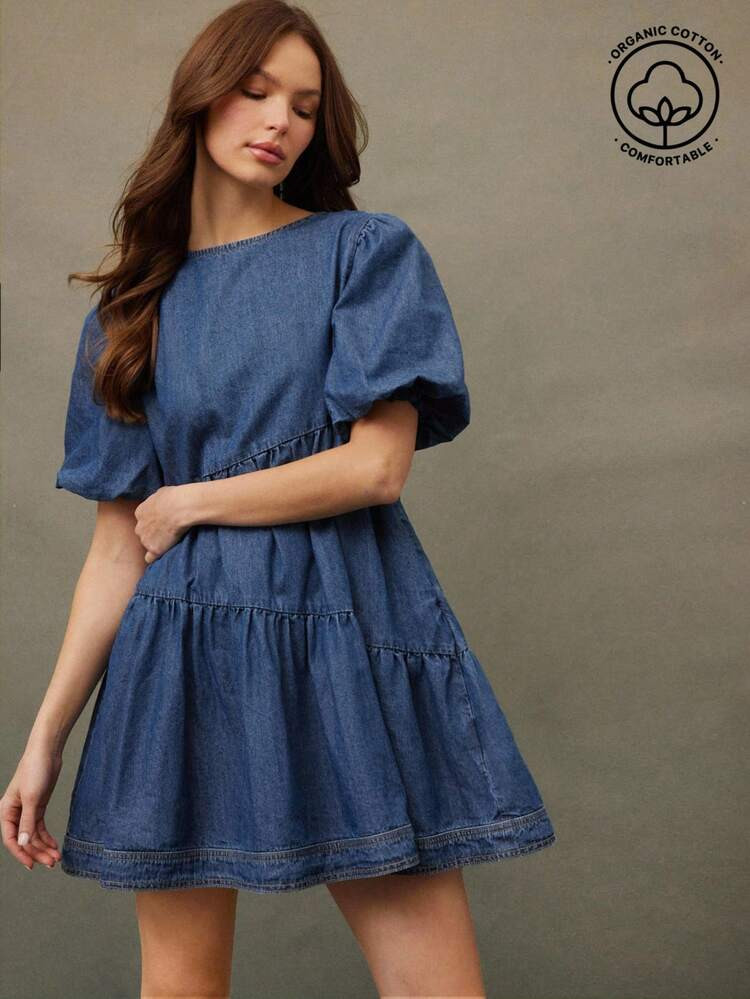 WESTFADE Puff Dress | SHEIN