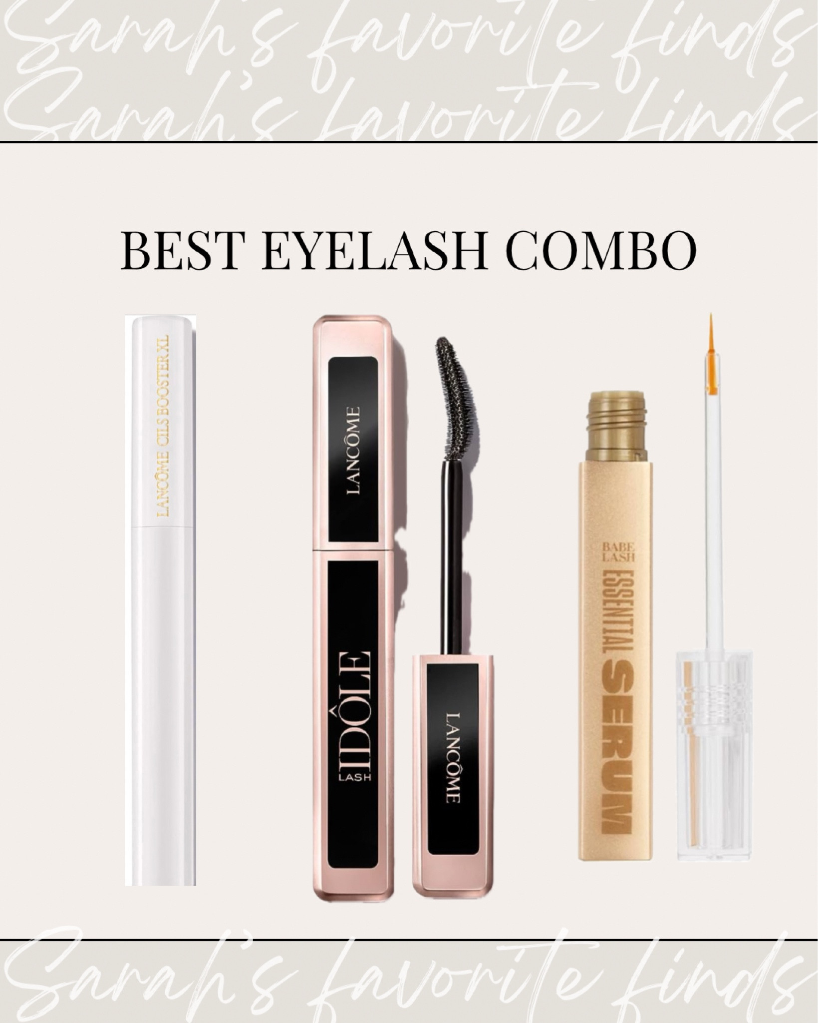 Swear by this combo for the best lashes! I’ve tested out so many mascaras and this is my favorite. This primer is the best, and if you were curious if Babe lash actually works I can tell you it’s literally magic and you’ll look like you’re wearing falsies after a couple of weeks 

#LTKbeauty