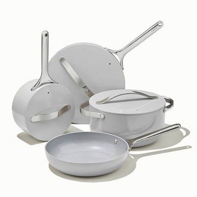 Caraway Home 7pc Non-Stick Cookware Set - Gray | Target