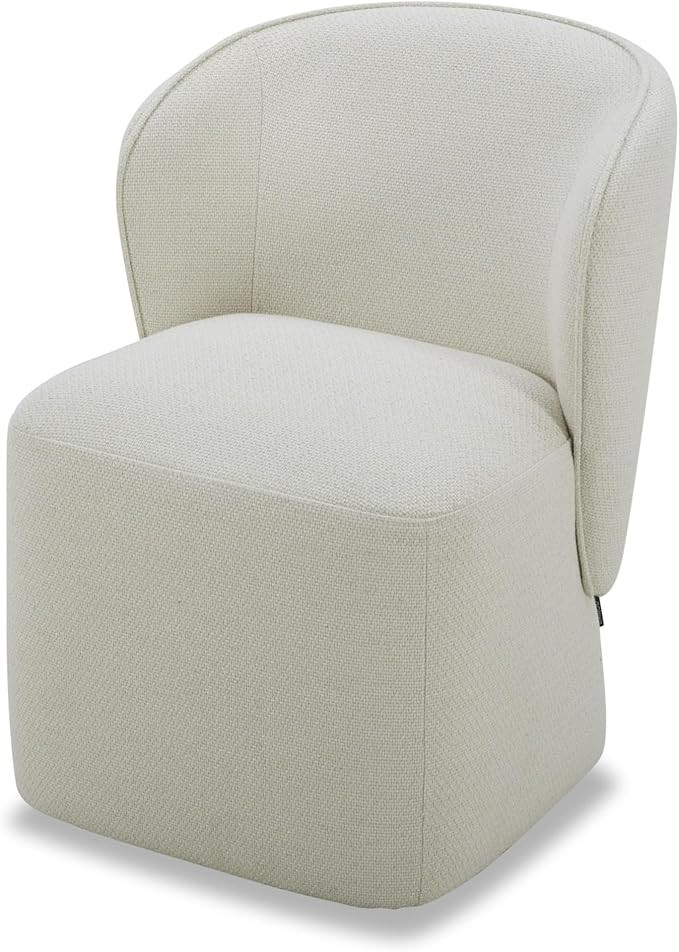Karudes Collection Modern Fabric Swivel Dining Chair, Beige | Amazon (US)