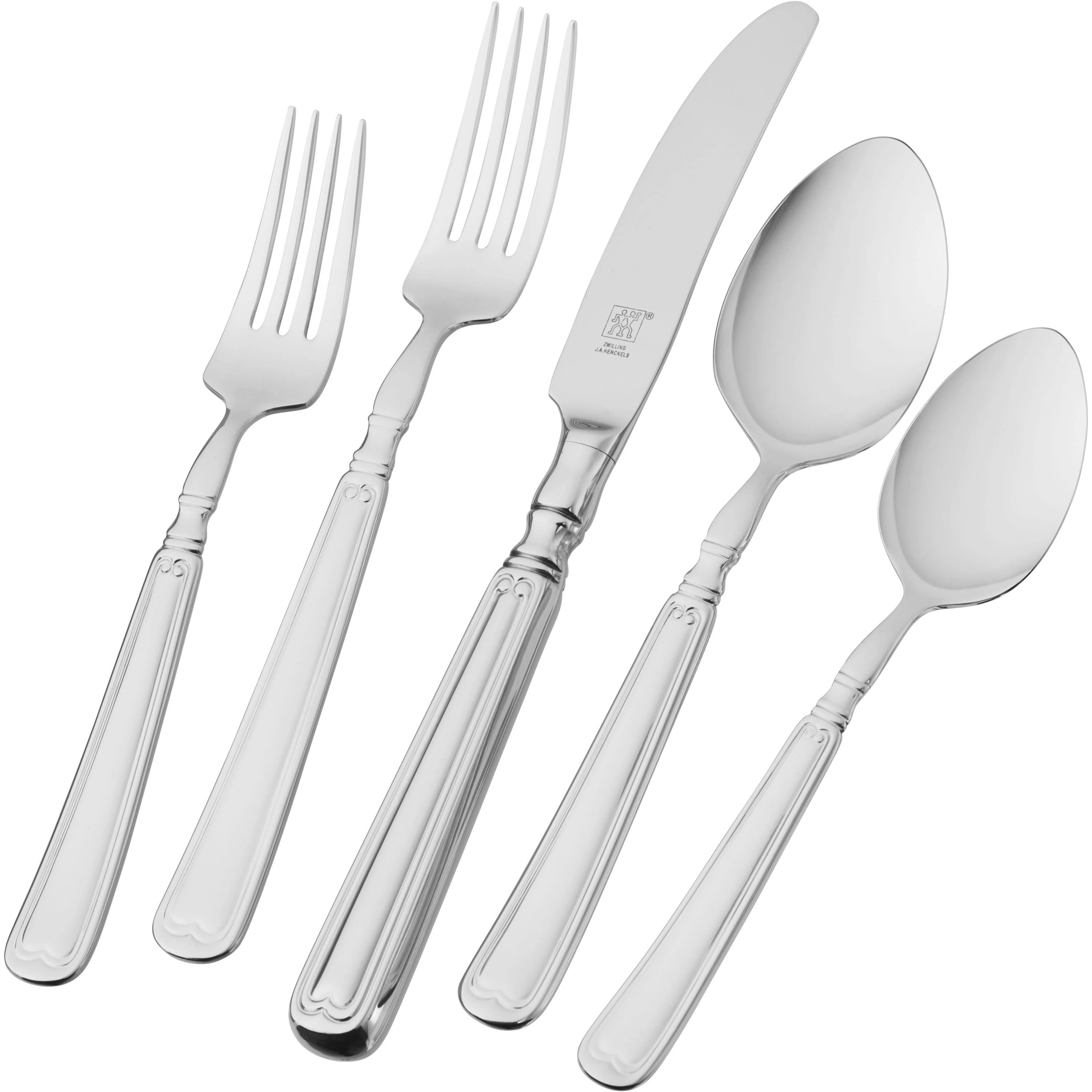ZWILLING Vintage 1876 45-Piece 18/10 Stainless Steel Flatware Set | Wayfair North America