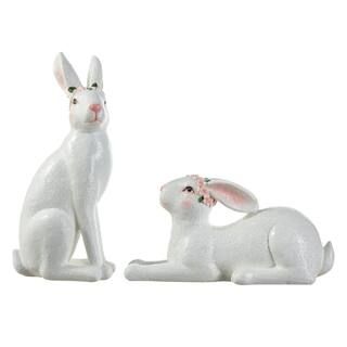 Glitzhome® Easter Bunny Table Décor Set | Michaels Stores