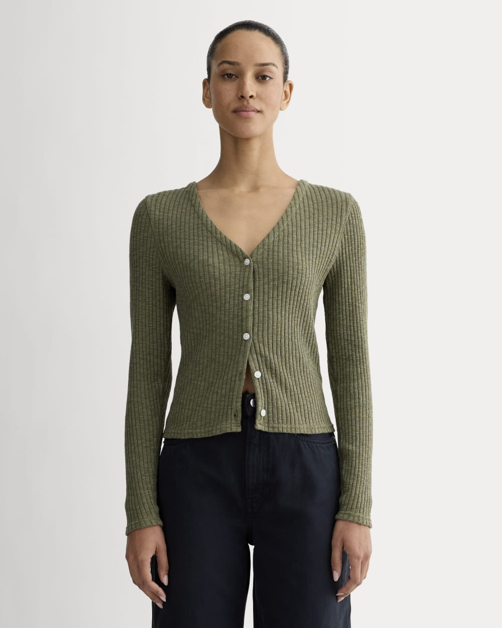 The Cozy Rib Cardigan | Kalamata | Everlane