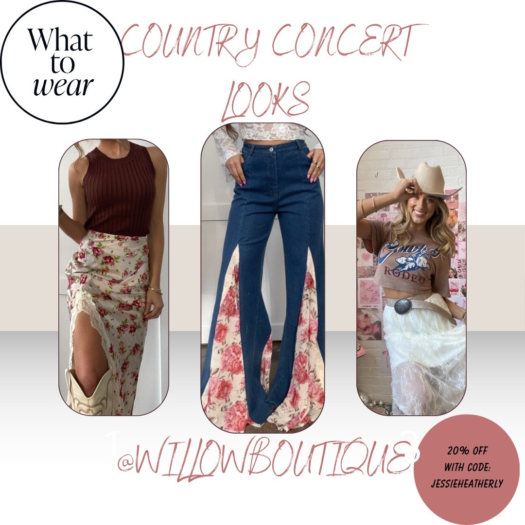 Country Concert Outfit from Willow Boutique.
Use code: jessieheatherly for 20% off order! #willowboutique #countryconcertlooks
#westernvibe
#concertlooks
#plussize #midsize

#LTKPlusSize #LTKFestival #LTKStyleTip