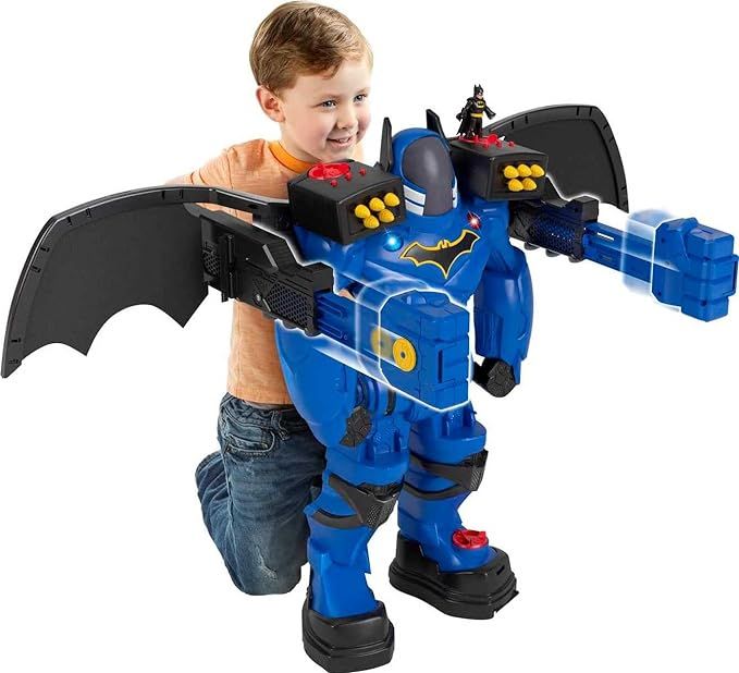 Fisher-Price Imaginext DC Super Friends Batman Robot Playset, Batbot Xtreme, 30 Inches Tall with ... | Amazon (US)