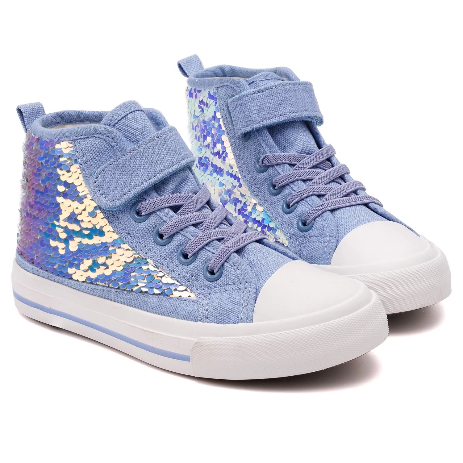 Little Girls Kids Canvas Shoes Sneakers for Toddler Boys Color Change Flipping Sequins Glimmer Gl... | Walmart (US)