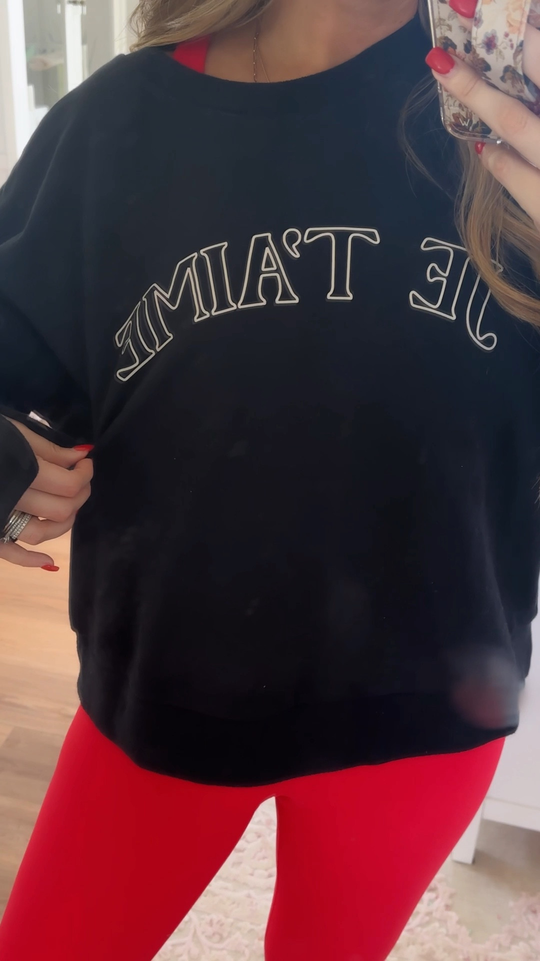 French “I Love You” sweatshirt 

#LTKActive #LTKStyleTip #LTKMidsize