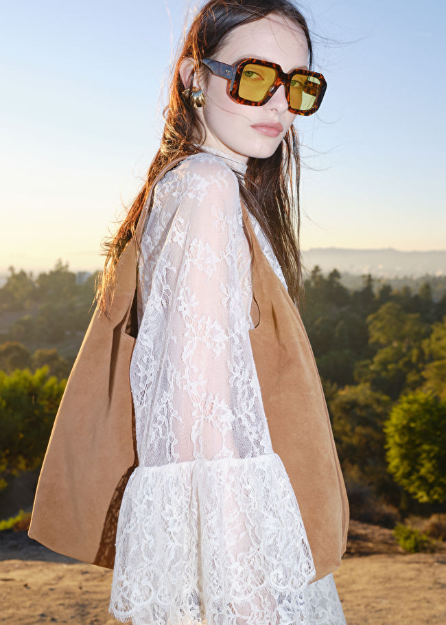 Frilled Lace Maxi Dress | & Other Stories EU