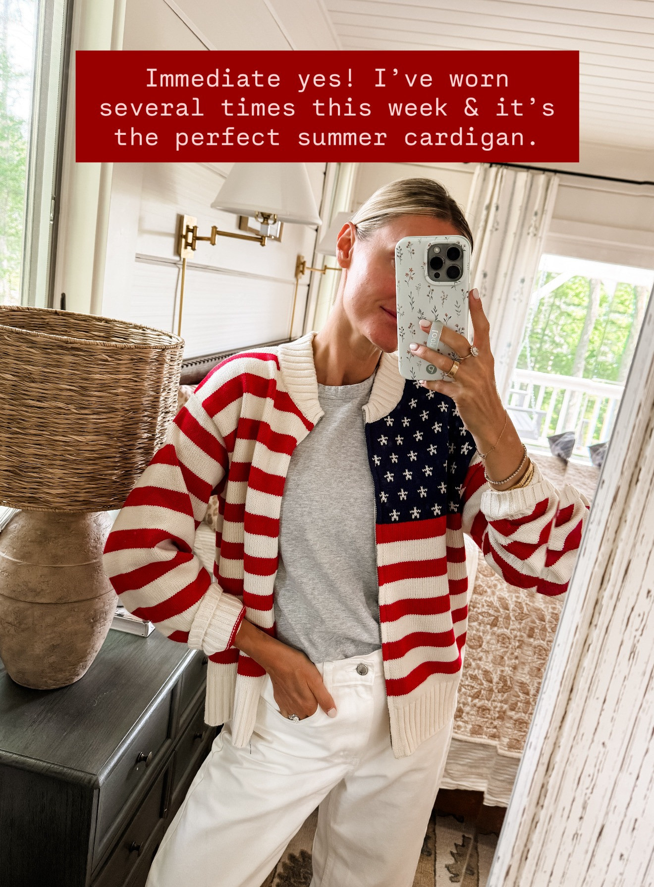 Love this Americana sweater from Target! Perfect for the summer, especially the 4th! Wearing S!

Loverly Grey, Target, summer sweater, flag sweater, americana sweater, july 4th outfit 

 #LTKSeasonal