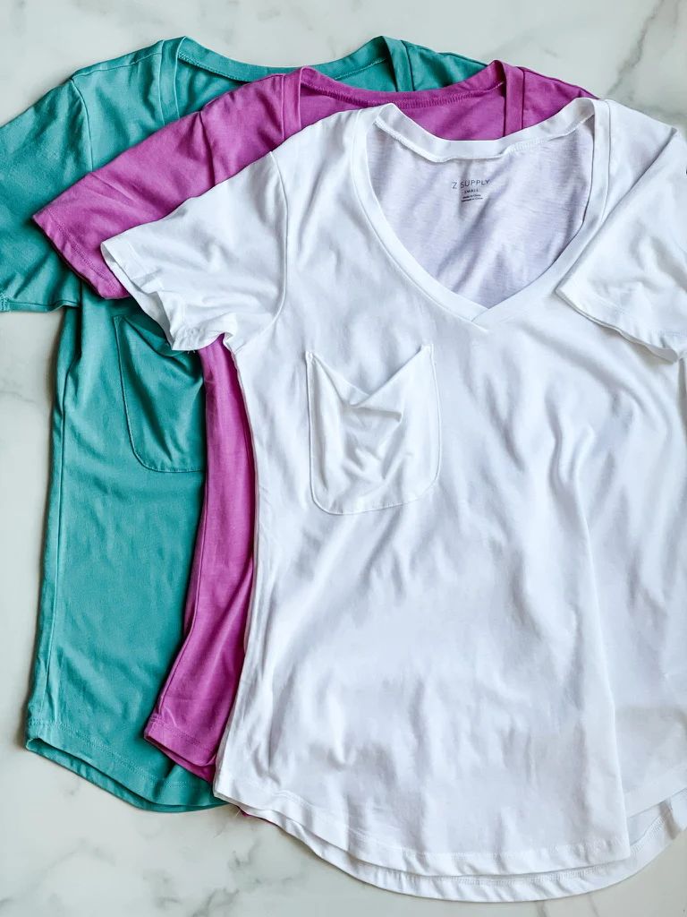 z supply pocket tee - 5 colors | Rivers & Roads Boutique