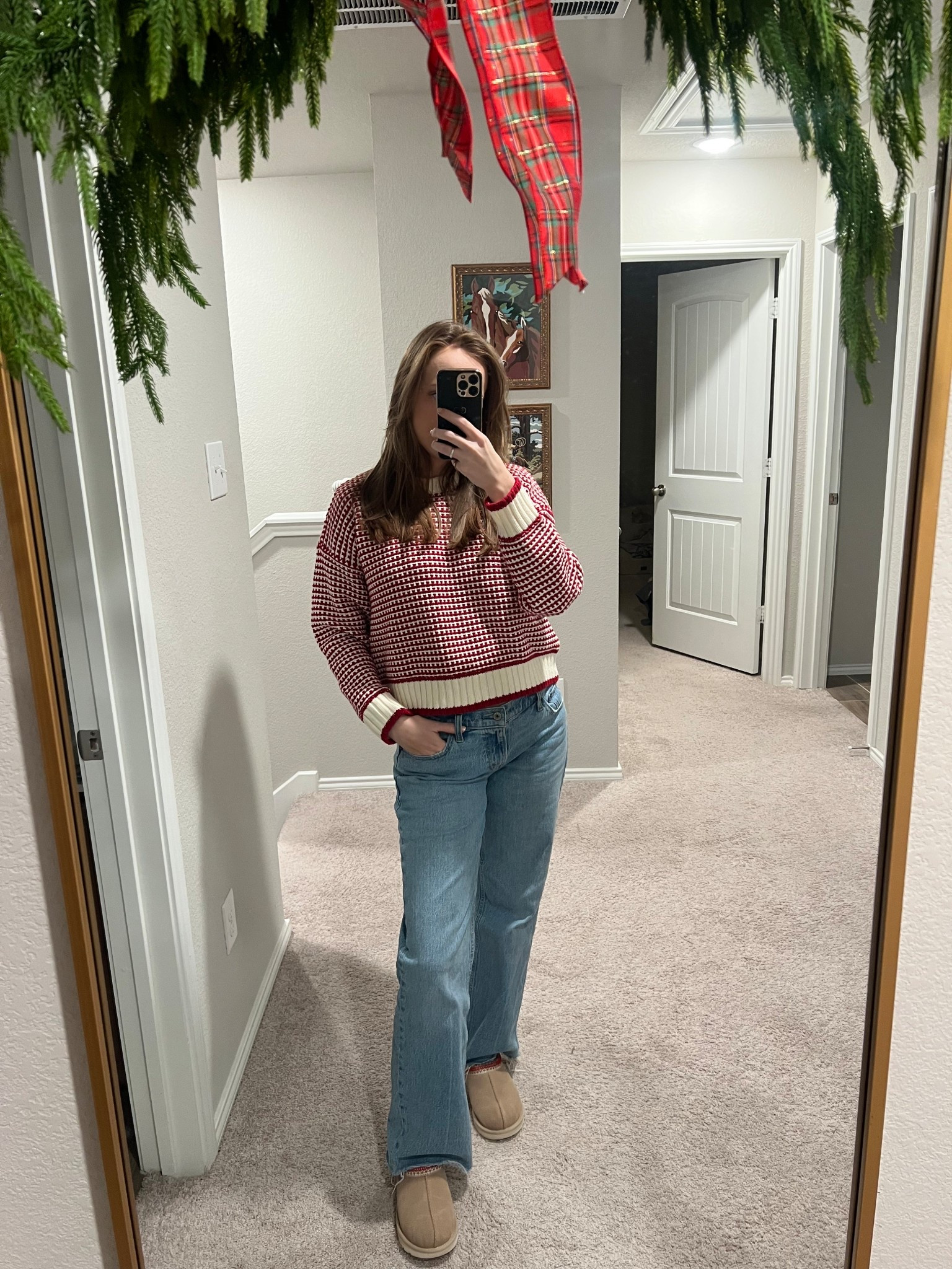 The perfect comfy cozy holiday sweater ❤️ wore this to get baby girl’s newborn screening 
 
@madewell #madewell #madewellpartner #ad #holidaysweater #cozysweater #postpartumfashion

#LTKHoliday #LTKmomlife #LTKdayinmylife