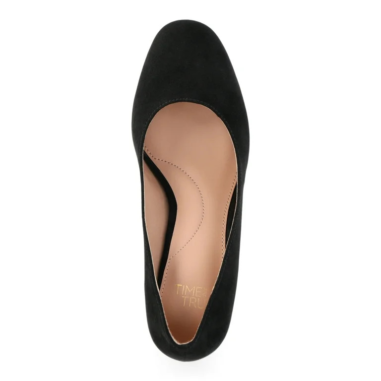 Time and Tru Women's Closed Toe Pump Dress Heels | Walmart (US)