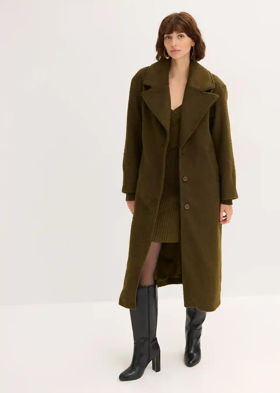 Einreihiger Oversize-Mantel | Bonprix DE
