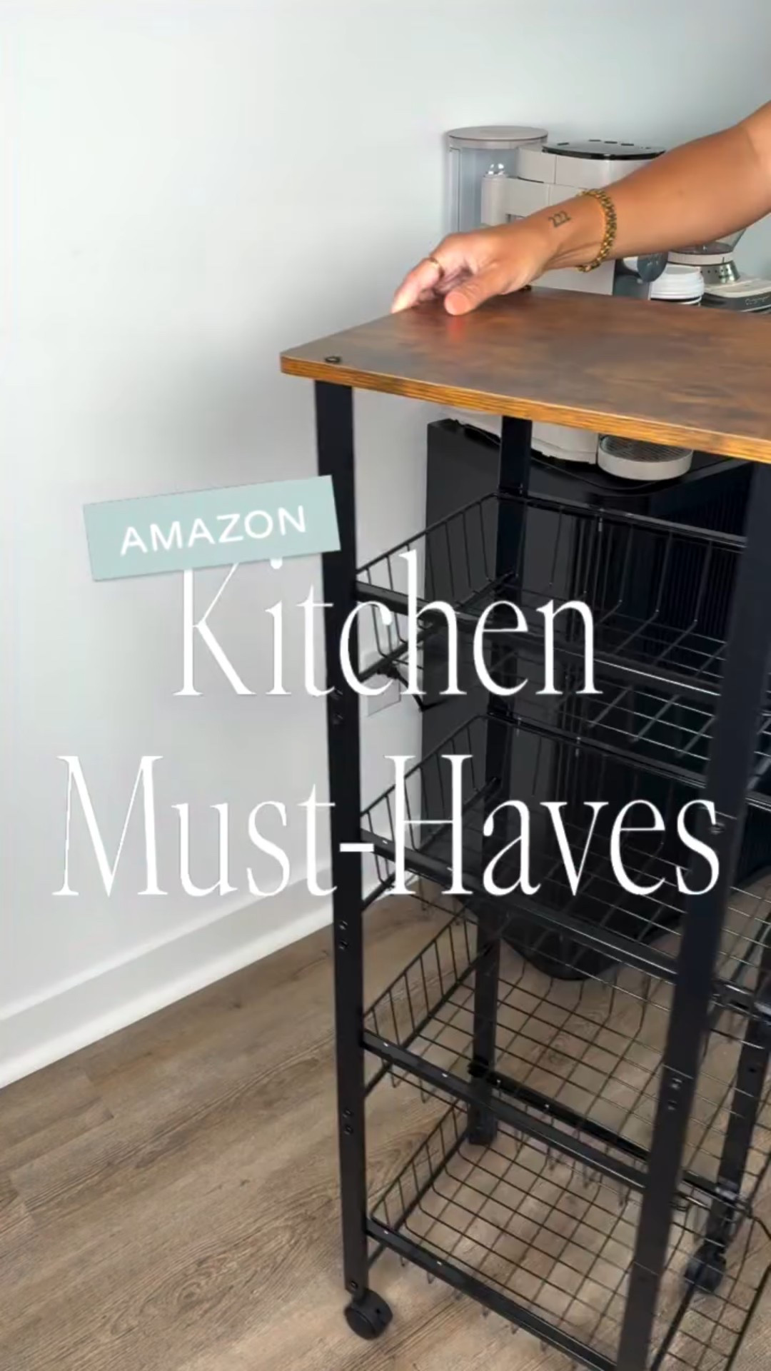 Amazon Kitchen Cart 🍎🍊🍋🥑🍌🥔🧅✨

Looking for a convenient way to store produce and finally get it off of your counters? This cart is perfect! Tucks neatly into the corner of your kitchen or in your pantry to help you store so much more! Great for those that buy in bulk!

#neatlyembellished #organizingideas #amazonhome #smallspaceorganization #kitchenorganization