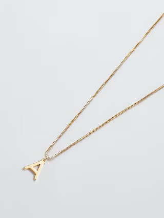 Gold Dainty Initial Necklace | Gap (US)