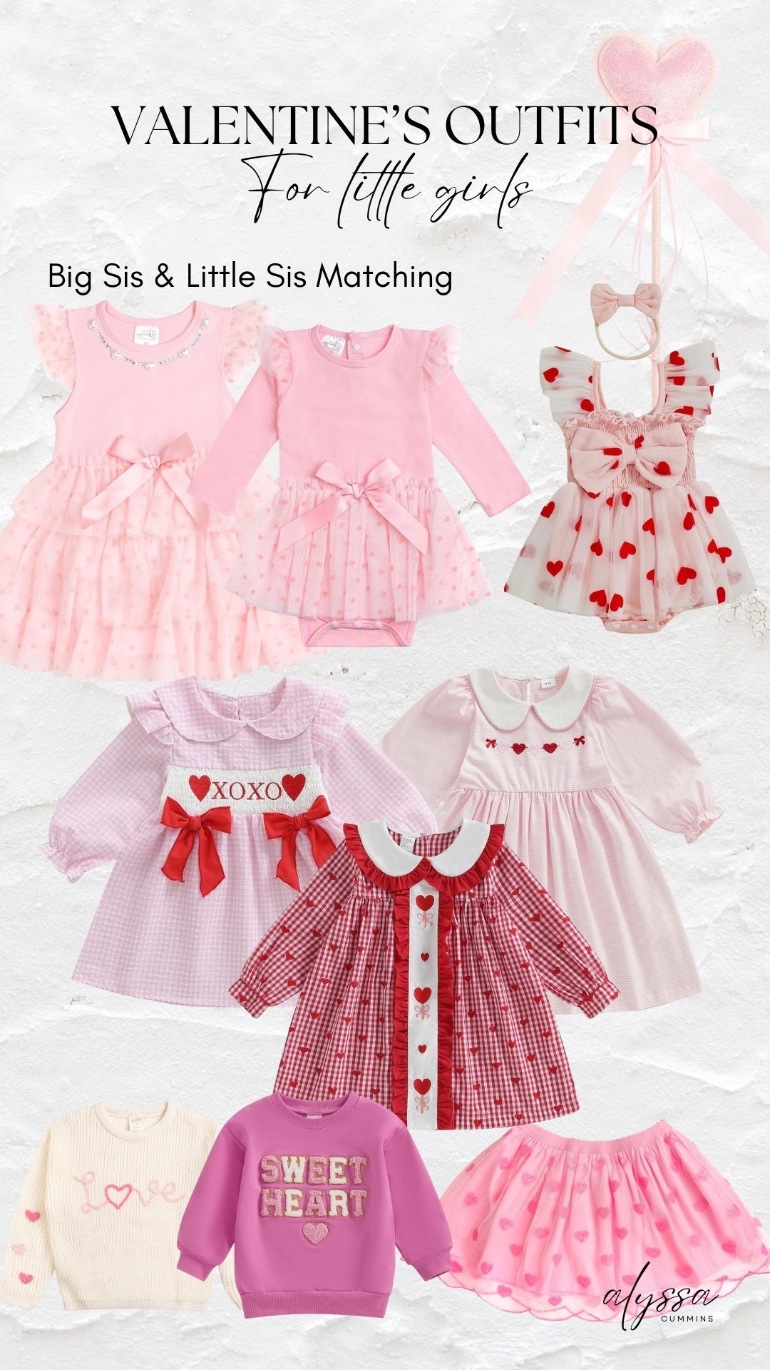 Found so many cute little outfits for girls! Obsessed with the smocked dresses that are perfect for big and little sisters. Sweet wink is also always a holiday favorite in our house and this years Valentine’s collection is sooo good! Give me all the pink and red hearts! 

#LTKKids #LTKmomlife