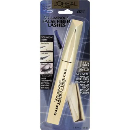 L Oreal Paris Voluminous False Fiber Lashes Waterproof Mascara Black 0.35 fl. oz. ONLY AT WALMART | Walmart (US)
