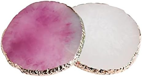 2 Pcs Resin Nail Art Palette, Nail Art Painting Mixed Color Palettes Gold Edge Nail Holder Nail A... | Amazon (US)