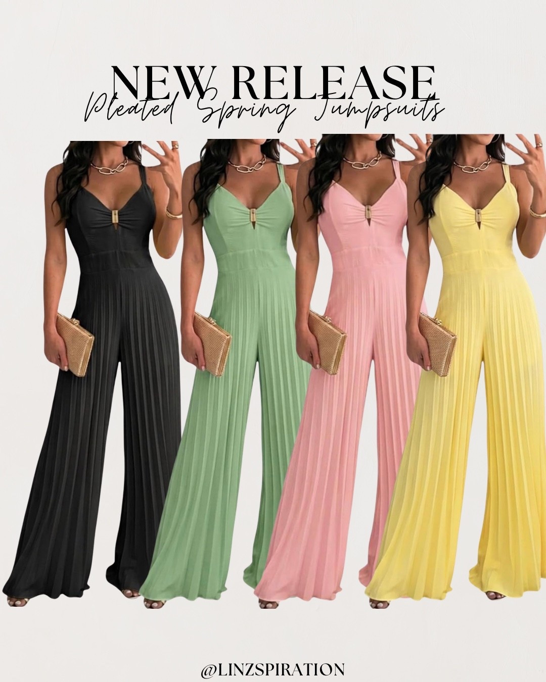 These pleated jumpsuits are perfect for spring and summer

#LTKootd #LTKMothersDay #LTKmomlife