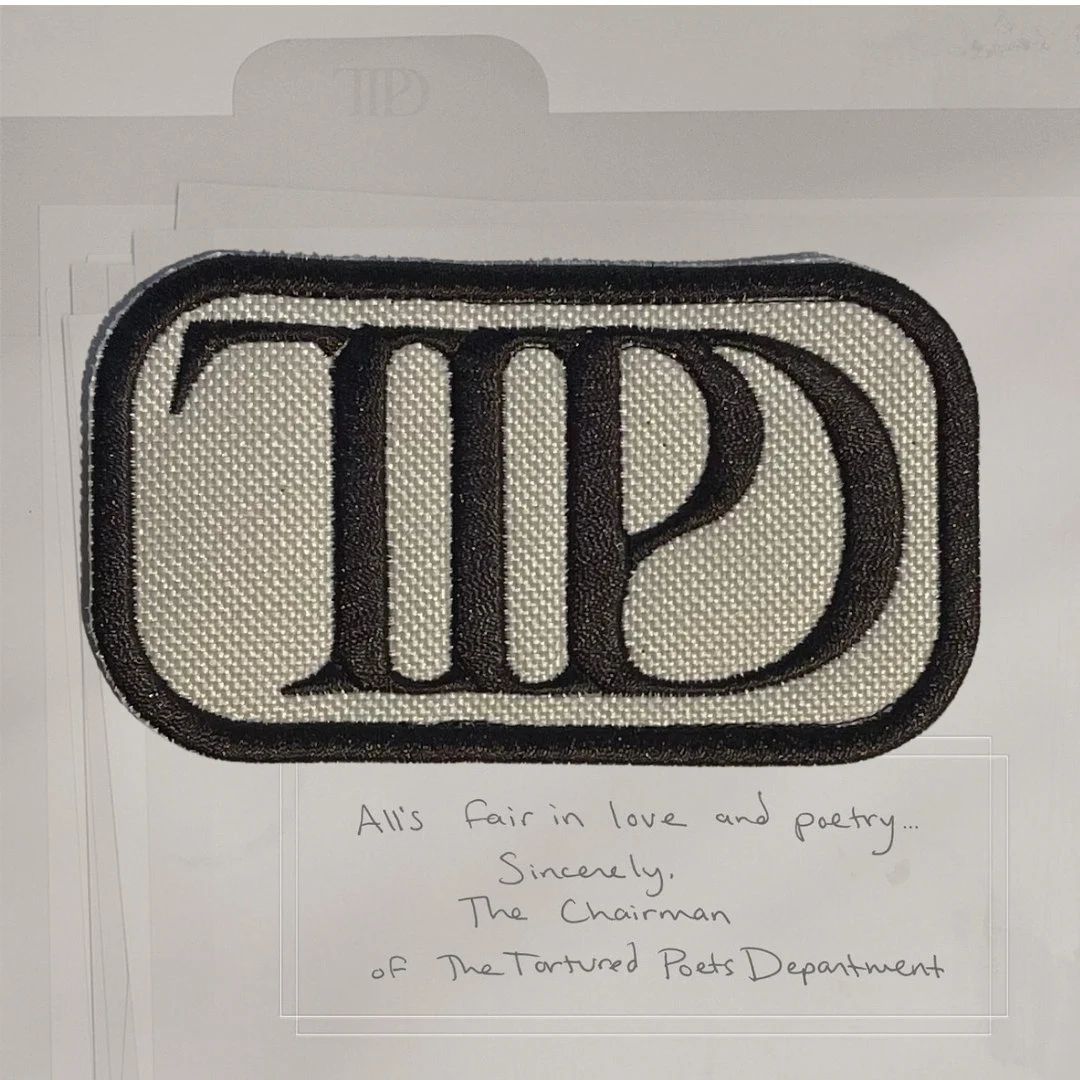 The Tortured Poets Department Iron-On Patch | Etsy (US)