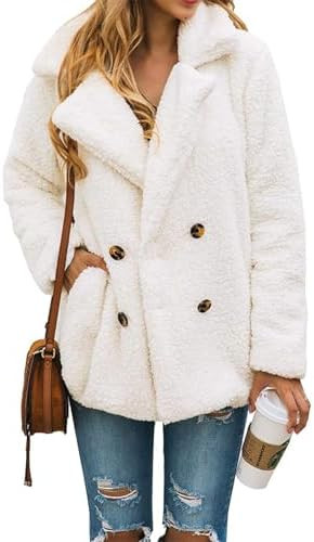 PRETTYGARDEN Women's Fashion Winter Coats Sherpa Fleece Faux Fur Shearling Oversized Trendy Jacke... | Amazon (US)