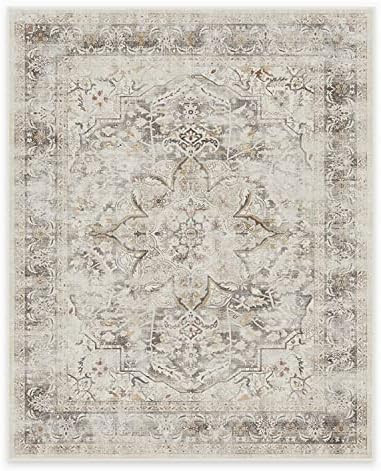Ruggable Sarrah Washable Rug - Perfect Vintage Area Rug for Living Room Bedroom Kitchen - Pet & C... | Amazon (US)