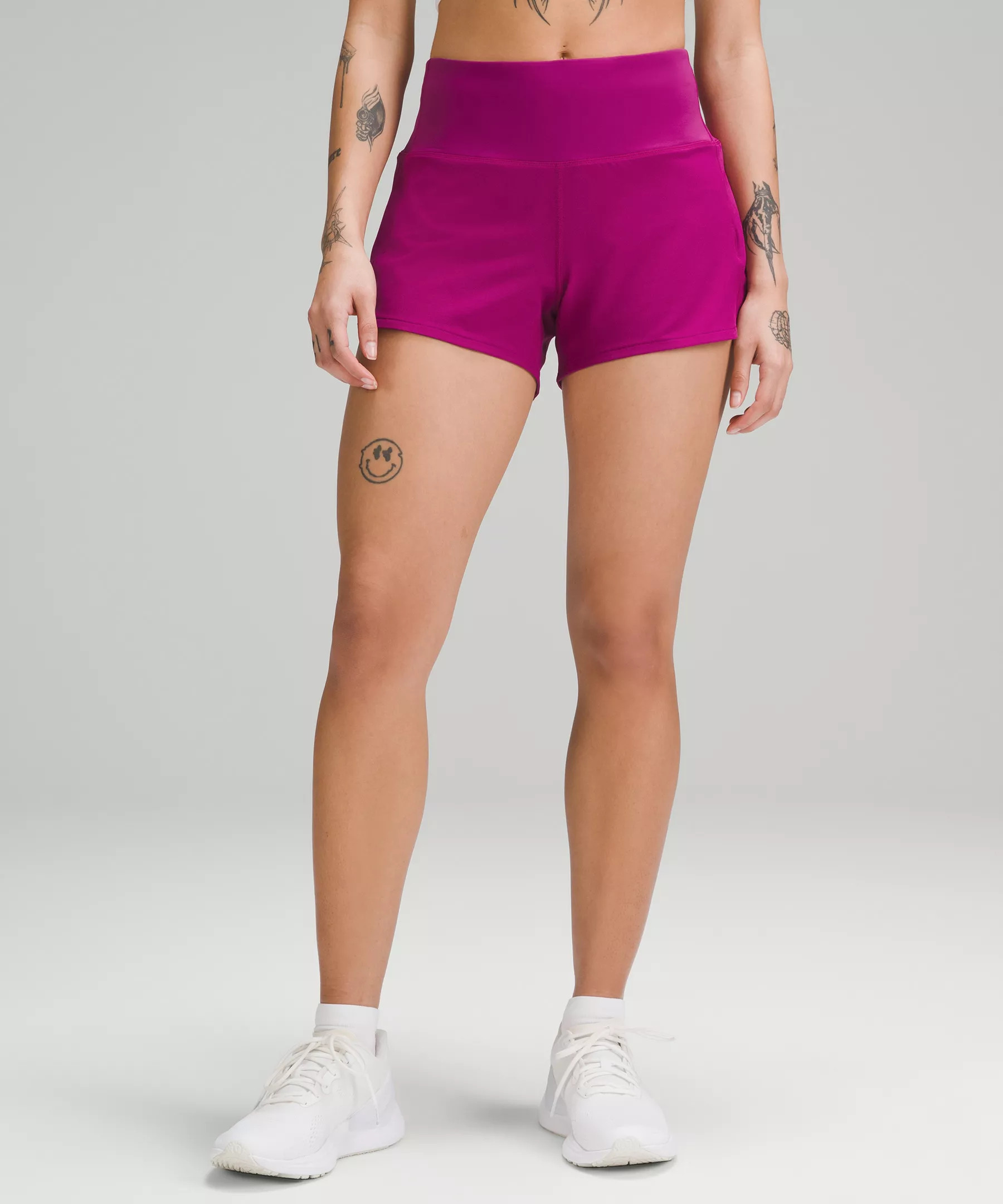 Speed Up High-Rise Lined Short 4" | Lululemon (US)