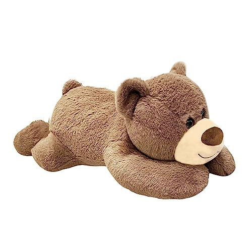Mewkou 3.5 LB Weighted Stuffed Animals Bear, 24 Inch Weighted Plush Animals Throw Pillow, Cute Kawaii Plush Toys Gifts for Kids Adults Teens Birthday Christmas | Amazon (US)