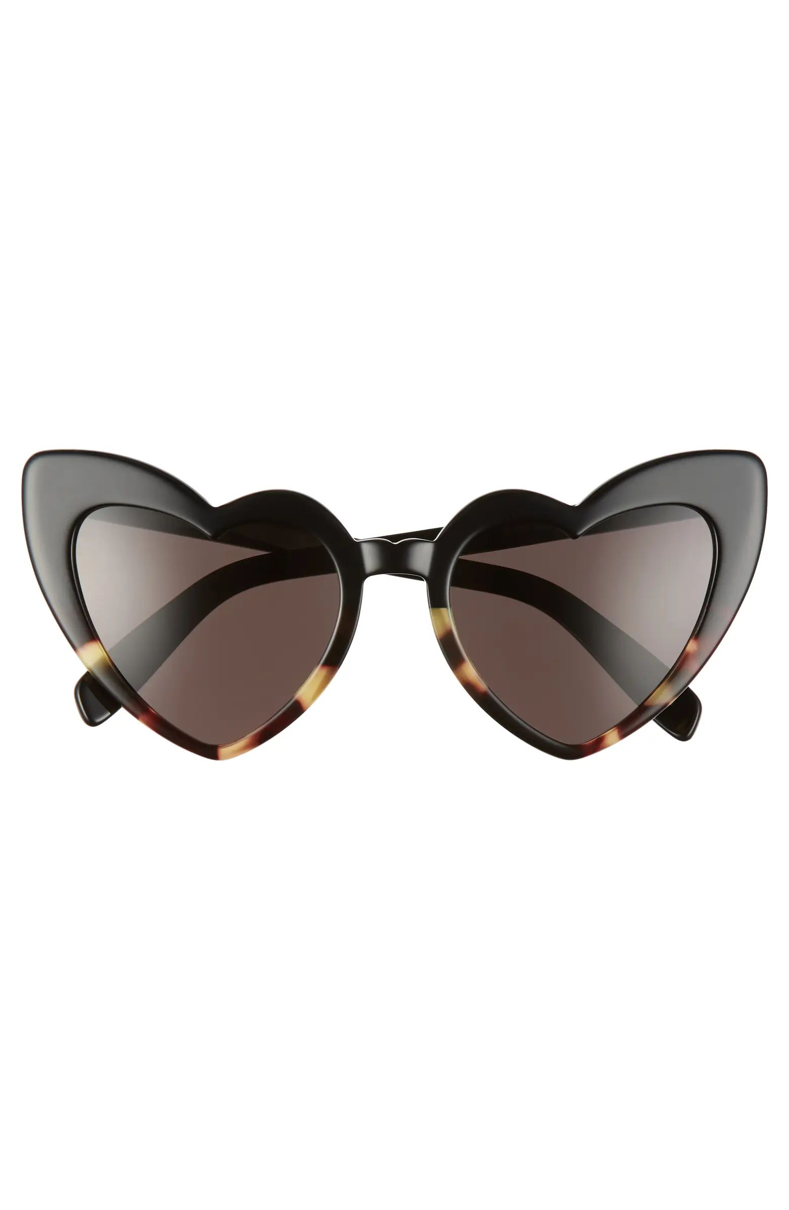 Loulou 54mm Heart Sunglasses | Nordstrom