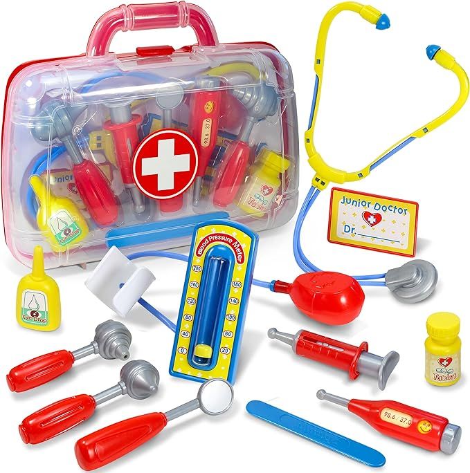 Kidzlane Doctor Kit for Kids | Kids Doctor Playset | Toddler Toy Doctor Kit | Play Doctor Set for... | Amazon (US)