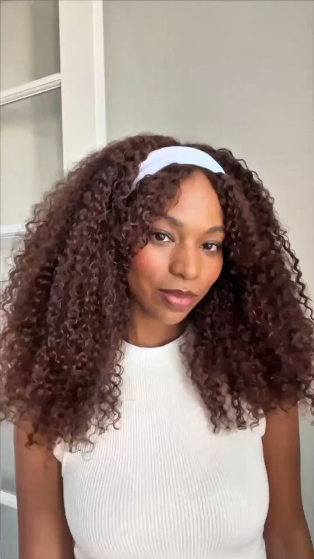 Chocolate brown hair is my whole fall vibe. I’m wearing the Curls Frontal Wig from Hair For The Girls that’s been custom dyed🤎

#LTKBeauty